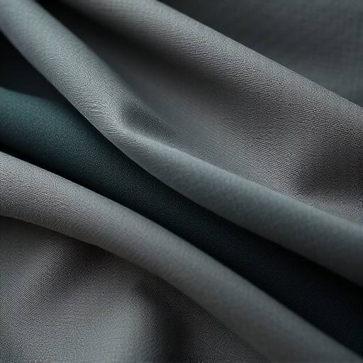 Close-up of various fabric swatches including velvet, linen, and cotton